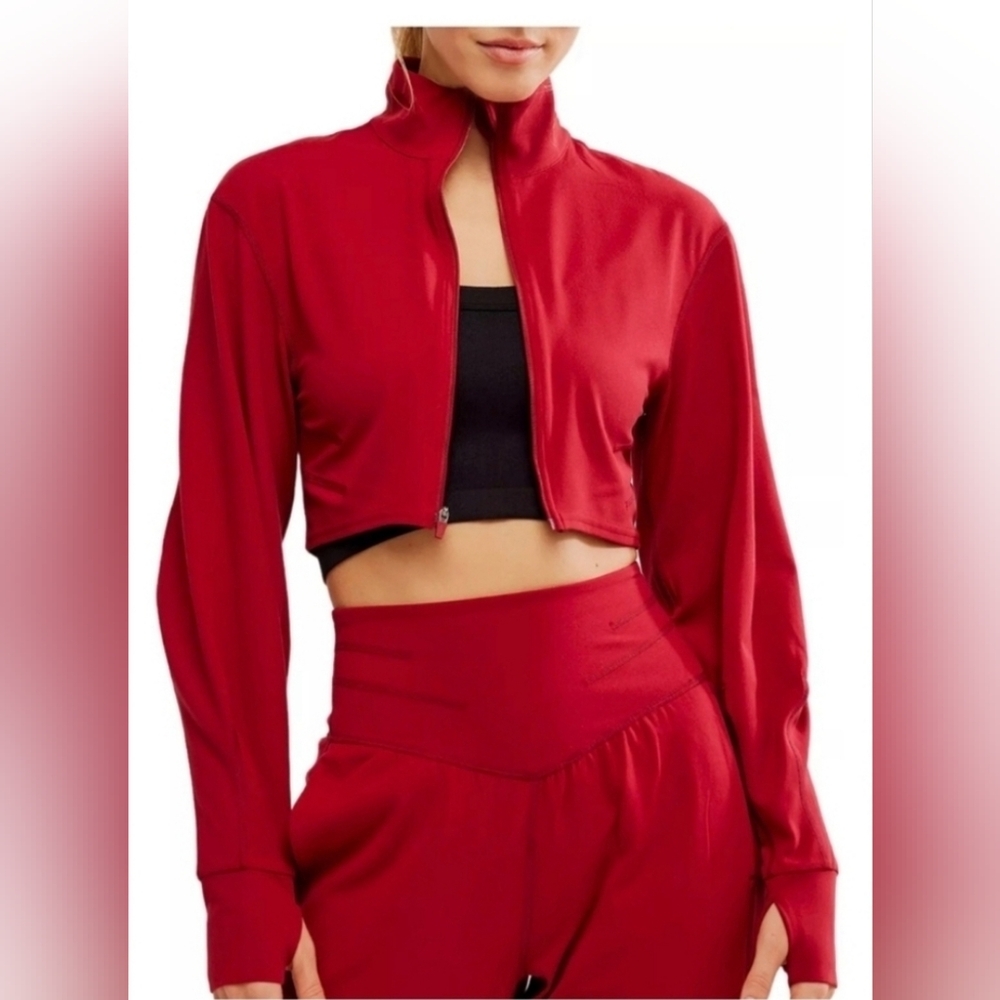 FP Movement " Never Better" Cozy Layer In Crimson XL NWT